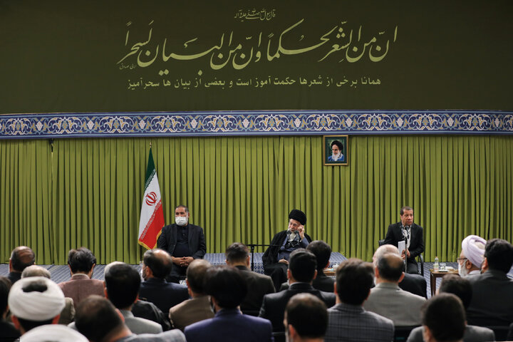 دیدار شاعران با رهبری