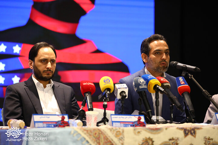 نشست خبری ششمین جشنواره افشای حقوق بشر آمریکایی
