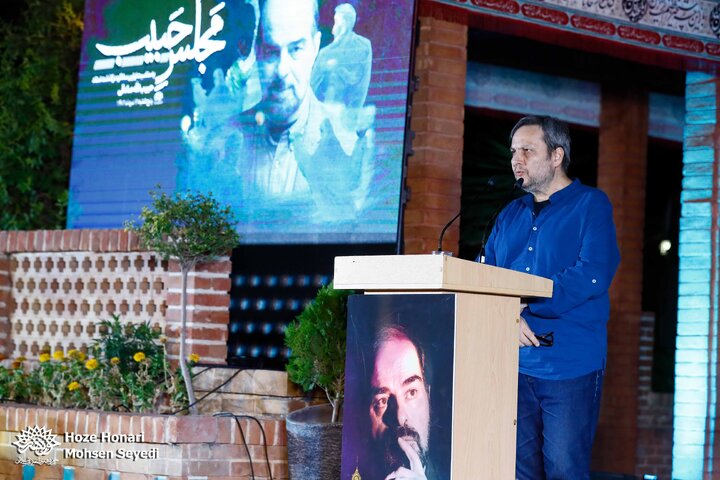 اولین سالگرد درگذشت حبیب‌الله صادقی در رواق شهدا حوزه هنری
