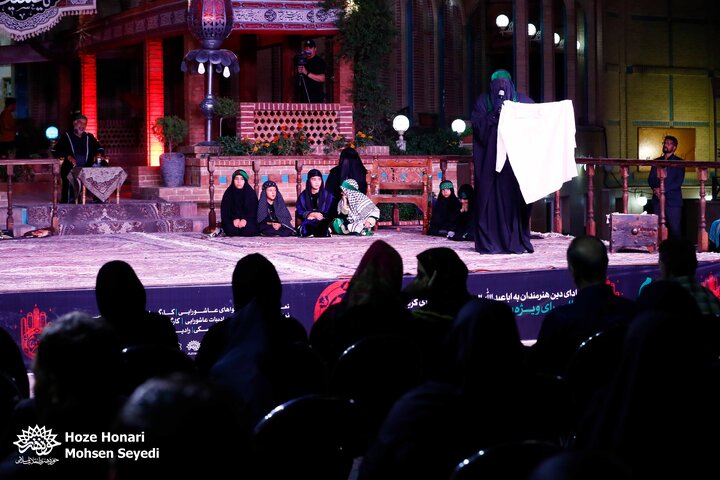 گزارش تصویری/ ششمین شب رویداد عاشورایی رستخیز عام