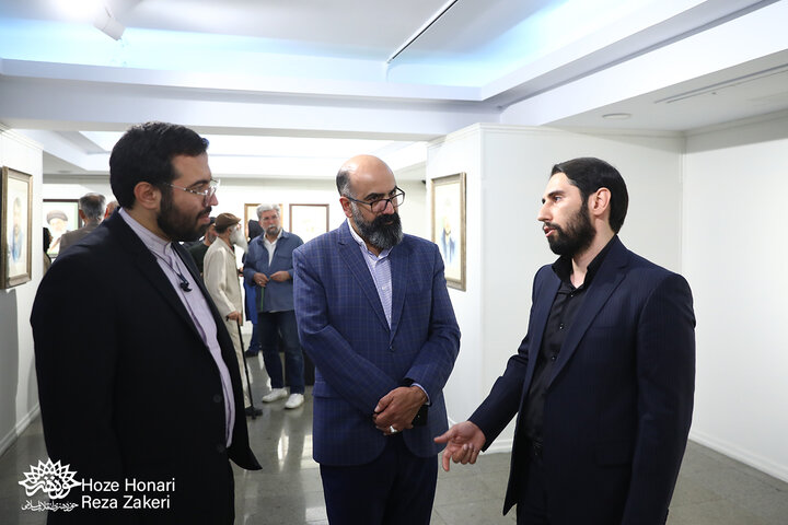 نمایشگاه نقاشی «آبی آسمانی»