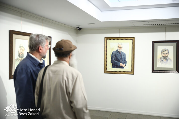 نمایشگاه نقاشی «آبی آسمانی»