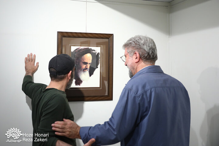 نمایشگاه نقاشی «آبی آسمانی»