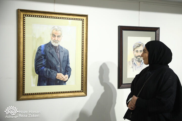 نمایشگاه نقاشی «آبی آسمانی»