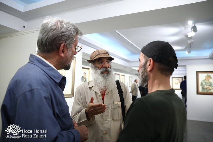 نمایشگاه نقاشی «آبی آسمانی»