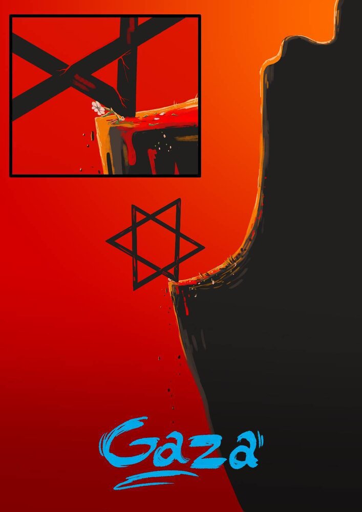 پیام همدردی مردم ایران به غزه با زبان هنر