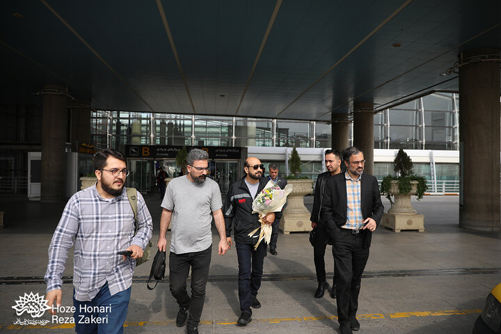 استقبال از مهمانان نمایشگاه کارتون و کاریکاتور آمریکای لاتین