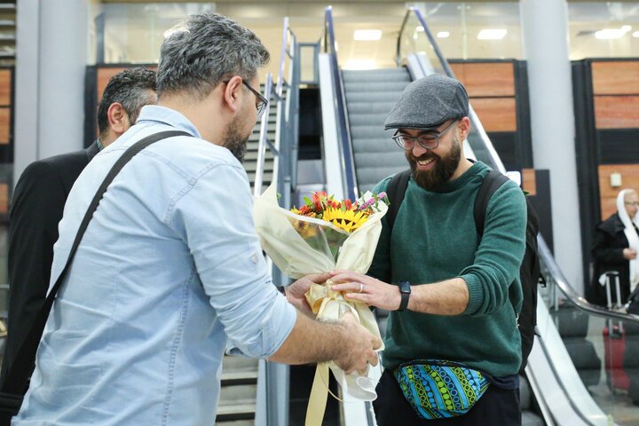 استقبال از مهمانان نمایشگاه کارتون و کاریکاتور آمریکای لاتین