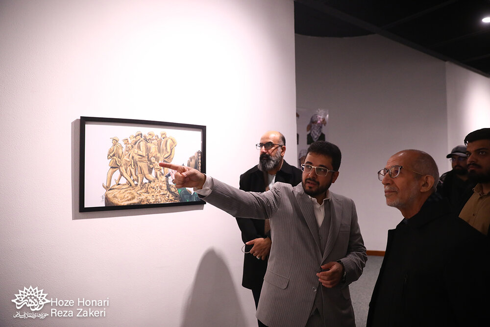 📷 بازدید سفیر یمن از نمایشگاه کارتون و کاریکاتور «آمریکای لاتین»