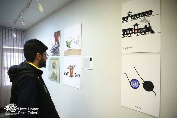 افتتاح نمایشگاه طوفان الاقصی