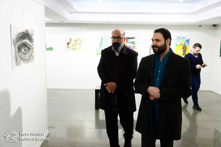 نمایشگاه گروهی آثار منتخب رویداد تجسمی «شهید القدس»