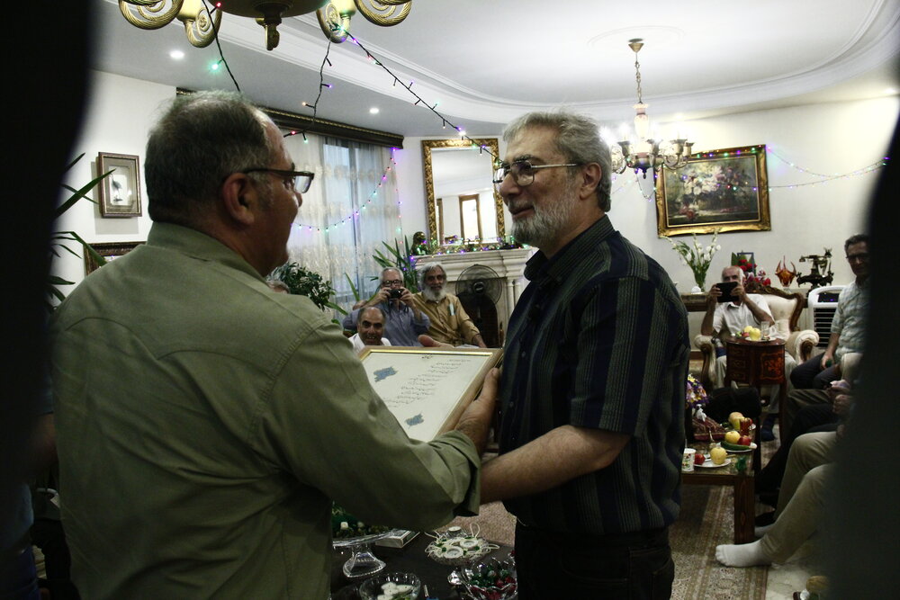 کانون پیشکسوتان حوزه هنری به دیدار استاد مجید قادری رفت