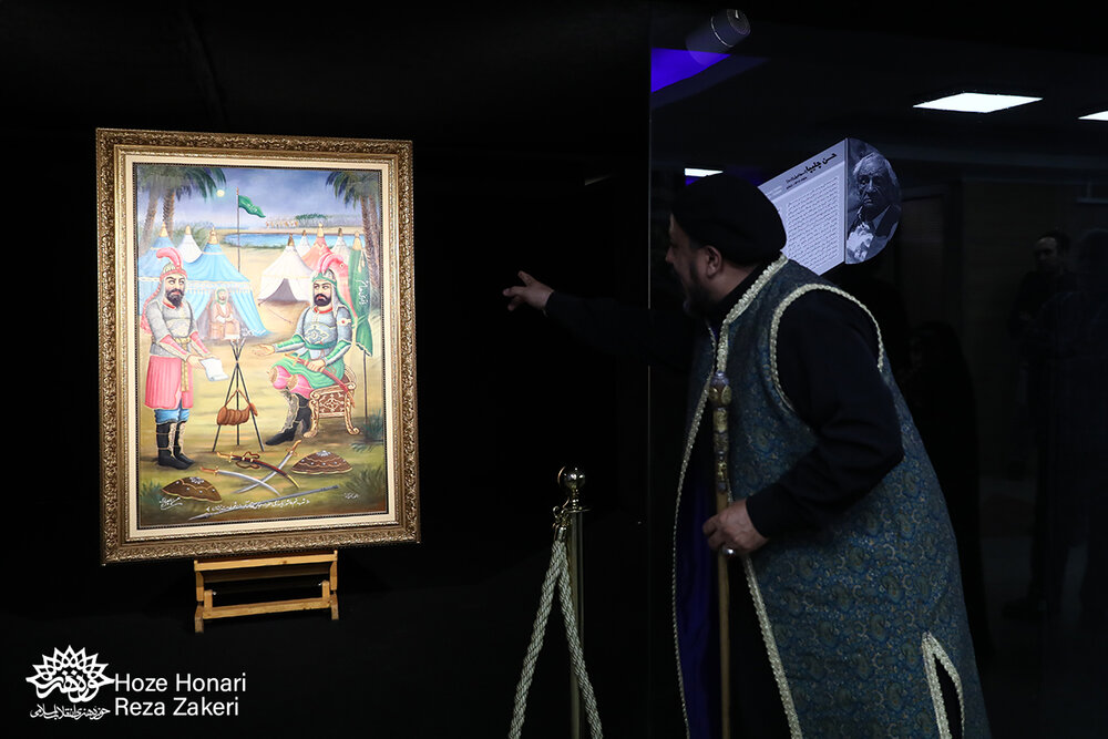 راویانِ حماسه عاشورا با قلم و نقش به میدان آمدند