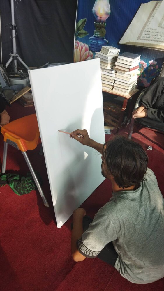 هنرمندان محور مقاومت در عمود ۷۸۵ طوفان به پا میکنند