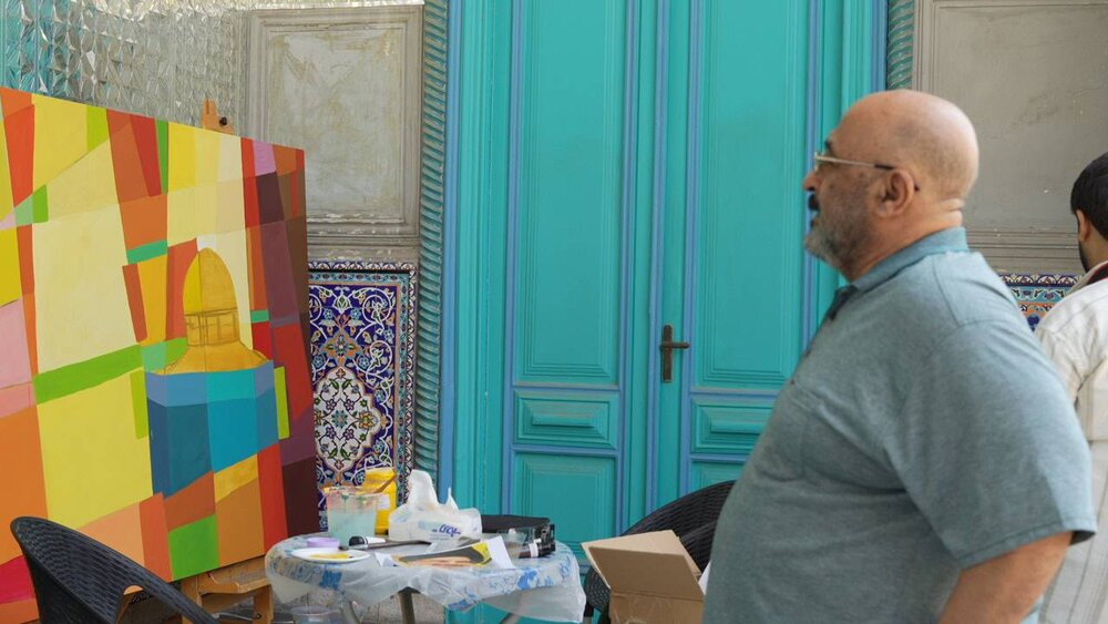 رویداد «نقش طوفان» با حضور دانشآموزان و هنرمندان پیشکسوت عرصۀ نقاشی برگزار شد