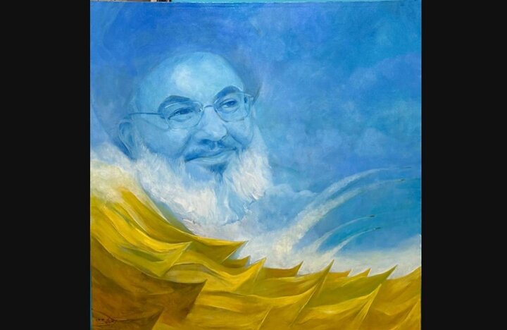 تجلی حرکت به سمت نور در یک تابلو 