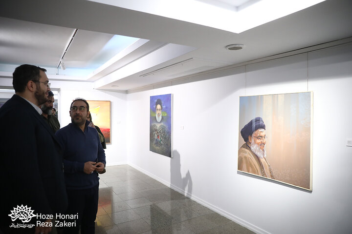 آیین گشایش نمایشگاه نقاشی و تصویرسازی «ققنوس قدس»