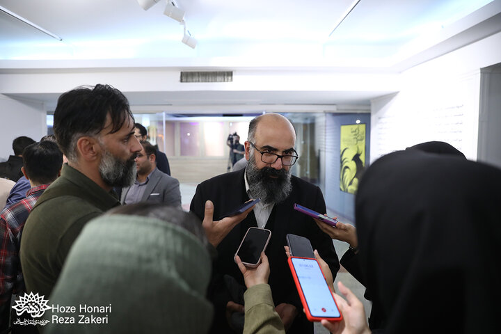 آیین گشایش نمایشگاه نقاشی و تصویرسازی «ققنوس قدس»