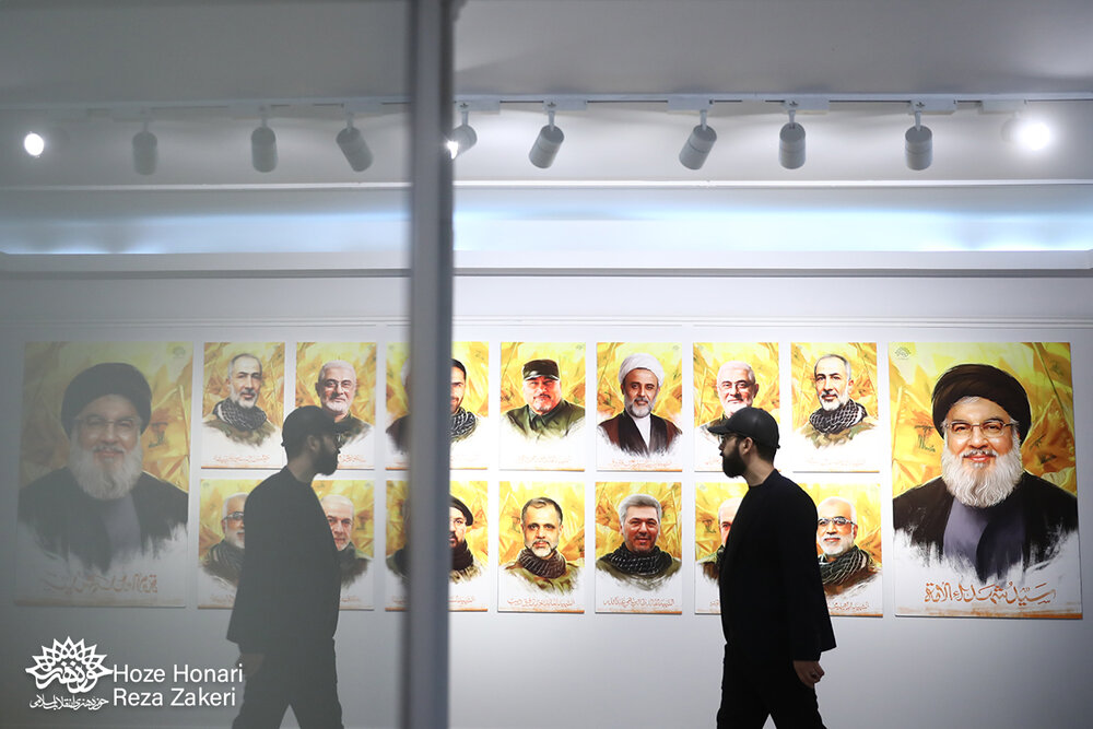 📷 آیین گشایش نمایشگاه نقاشی و تصویرسازی «ققنوس قدس»