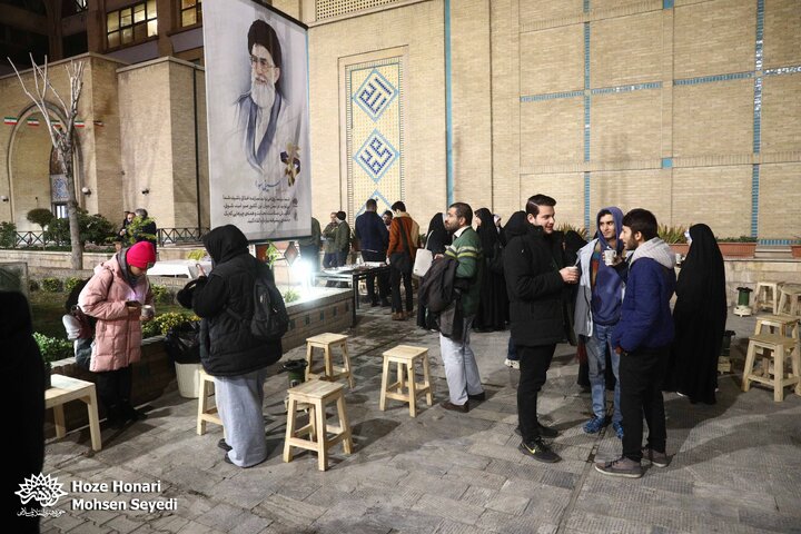 شب دوم اکران در حوزه
