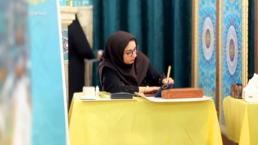تولید ۲۶ اثر خوشنویسی در رویداد رسانهای آیه نگار و محفل بزرگ قرآنی