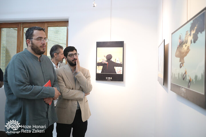 آیین افتتاحیه نمایشگاه کارتون «سال صفر»