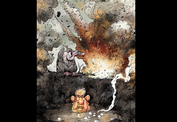 ضرورت نمادسازی هنری برای غلبه بر جنگ؛ کاریکاتور ابزار روشنگری است