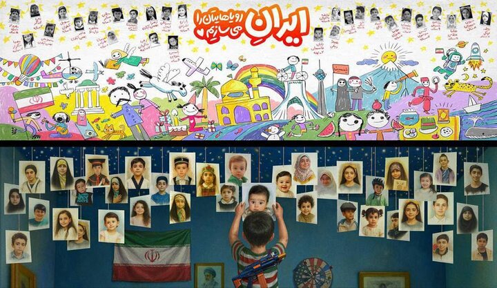  آثار هنرمندان حوزه هنری بر ابرسازه‌های تهران نقش می‌بندد