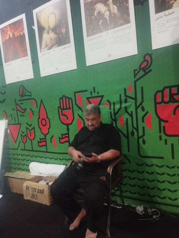 کاروان شاعران در مسیر پیاده‌روی اربعین با شعار «صدای غزه»