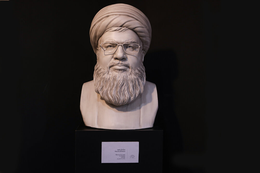 سردیس سید حسن نصرالله در حوزه هنری جای گرفت