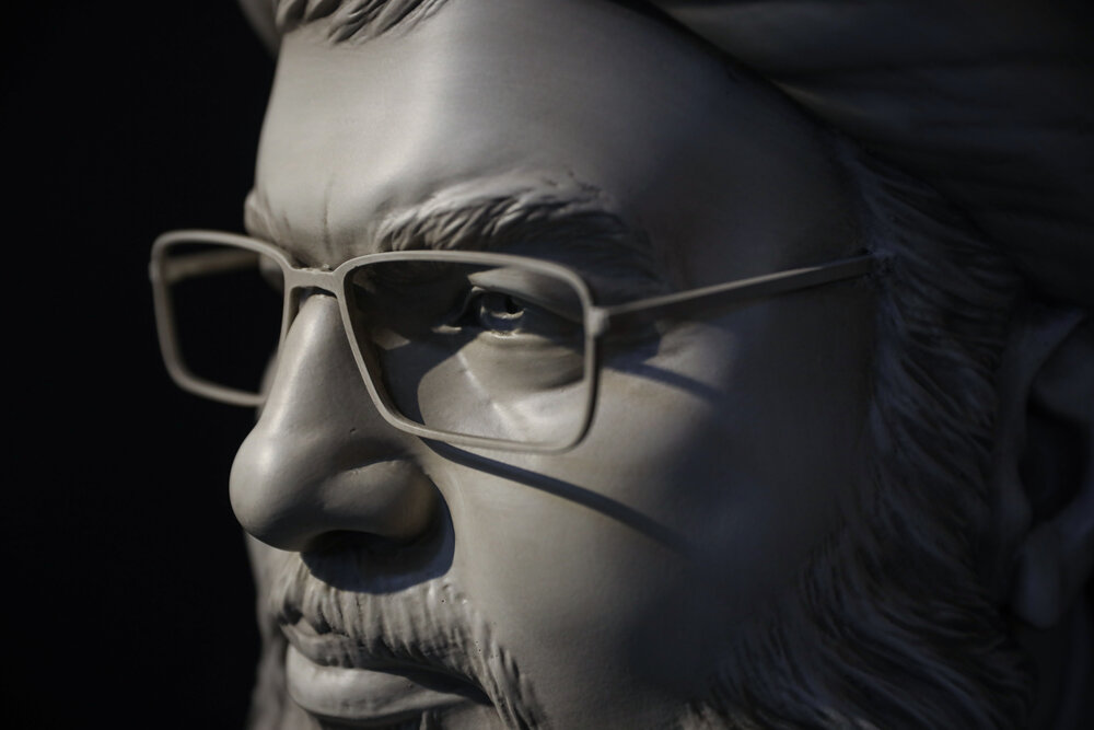 سردیس سید حسن نصرالله در حوزه هنری جای گرفت