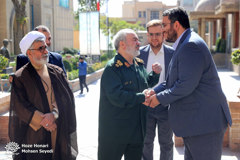 بازدید علی فدوی، جانشین فرمانده کل سپاه از حوزه هنری