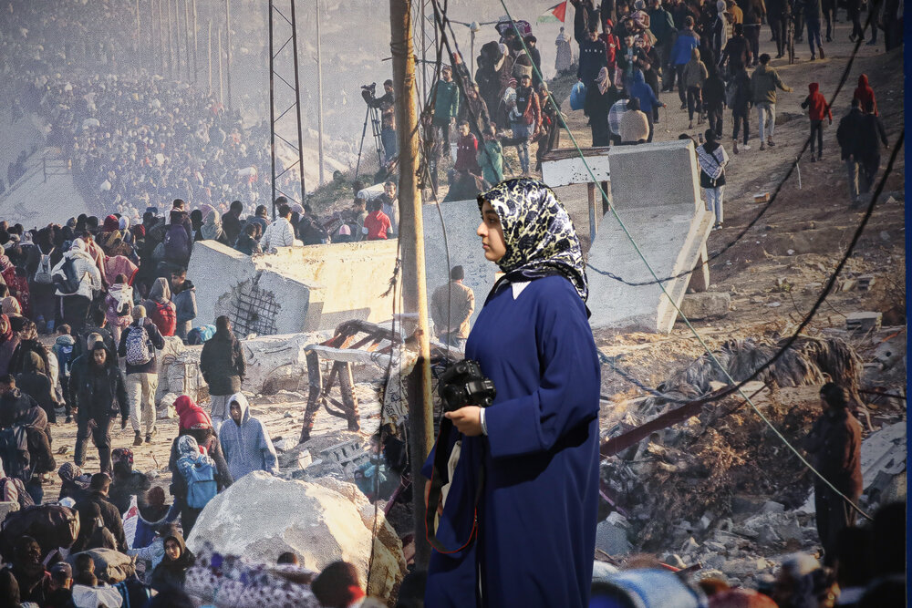 نمایشگاه عکاس فلسطینی در بغداد افتتاح شد
