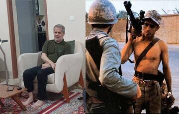 صالی شکارچی تانک‌های عراقی نشان سرباز گرفت