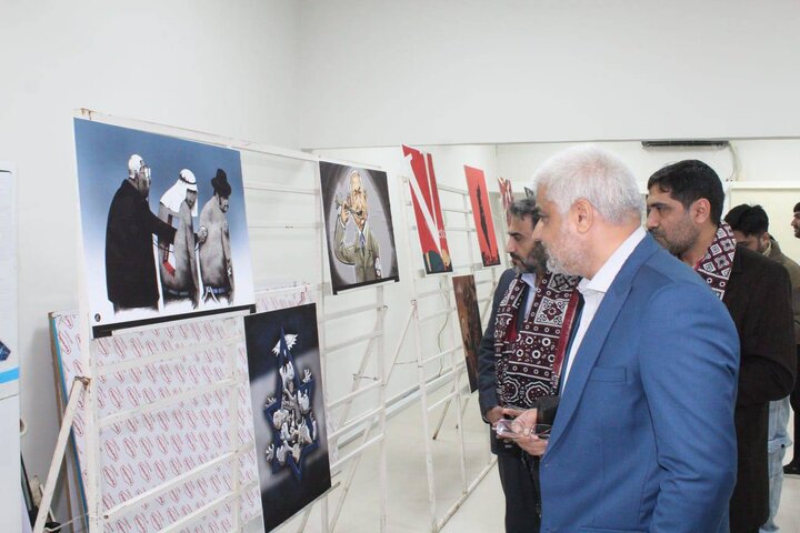 نمایشگاه «خروش نقش‌ها»  افتتاح شد
