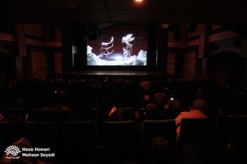📷 نهمین شب اکران فیلم‌های جشنواره فجر در حوزه هنری