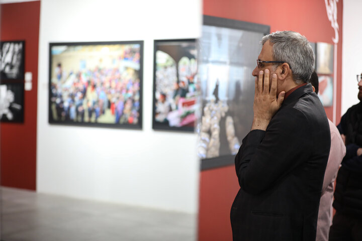 بازدید حسین جابر انصاری از حوزه هنری انقلاب اسلامی