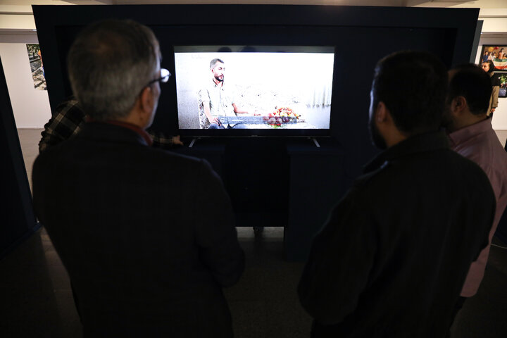 بازدید حسین جابر انصاری از حوزه هنری انقلاب اسلامی