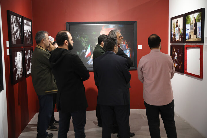 بازدید حسین جابر انصاری از حوزه هنری انقلاب اسلامی