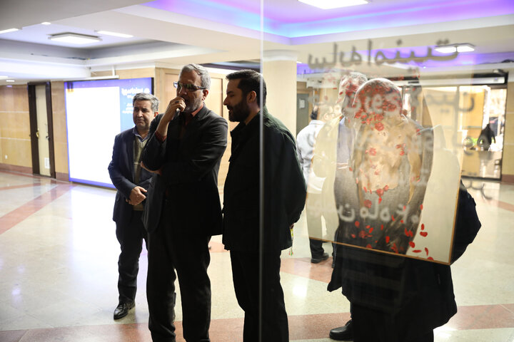 بازدید حسین جابر انصاری از حوزه هنری انقلاب اسلامی