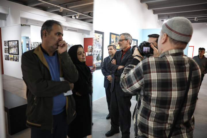 بازدید حسین جابر انصاری از حوزه هنری انقلاب اسلامی