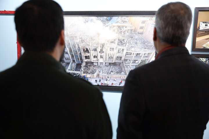 بازدید حسین جابر انصاری از حوزه هنری انقلاب اسلامی