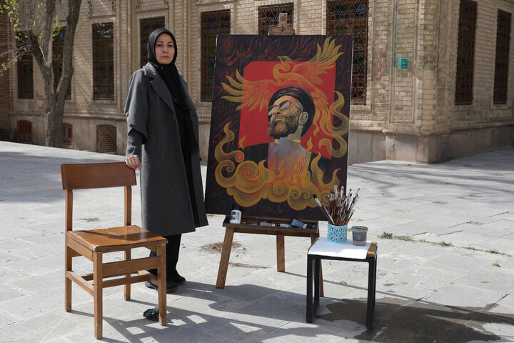 نقاشی «ققنوس‌وار» رونمایی شد
