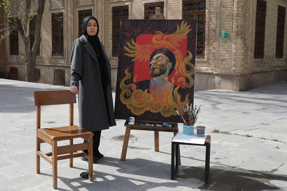 نقاشی «ققنوس‌وار» رونمایی شد