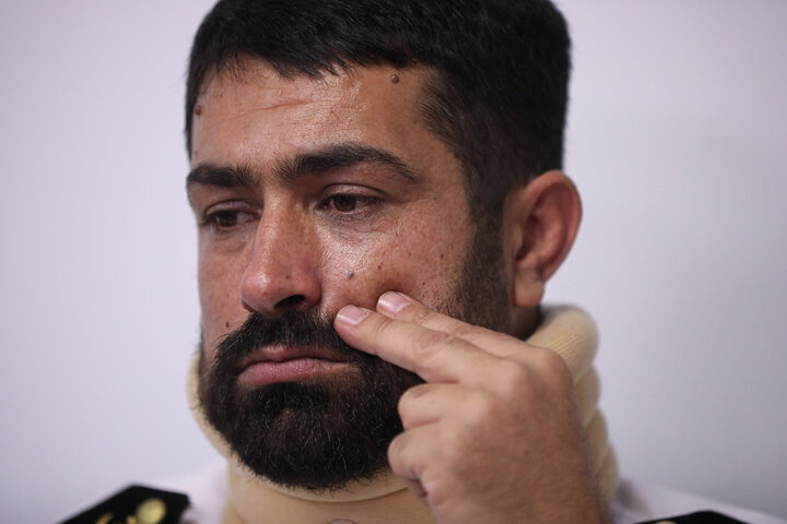 حضور ملوانان بازمانده از ناوشکن دنا در حوزه هنری