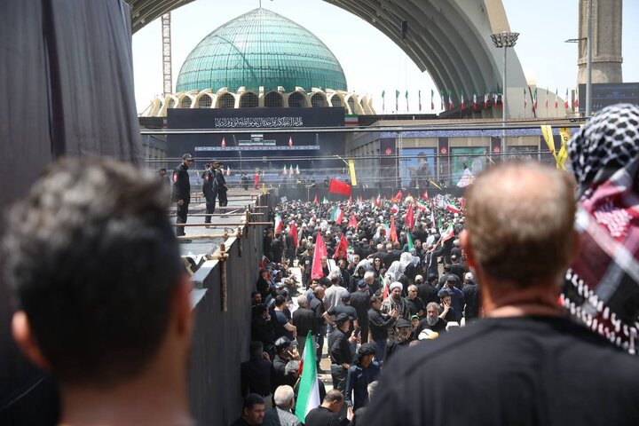 مراسم وداع با رهبر شهید انقلاب -۱