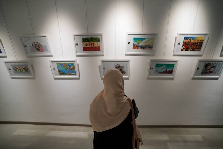 نمایشگاه تصویرسازی «با هم برای ایران» در باغ کتاب تهران