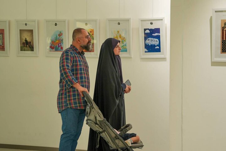 نمایشگاه تصویرسازی «با هم برای ایران» در باغ کتاب تهران