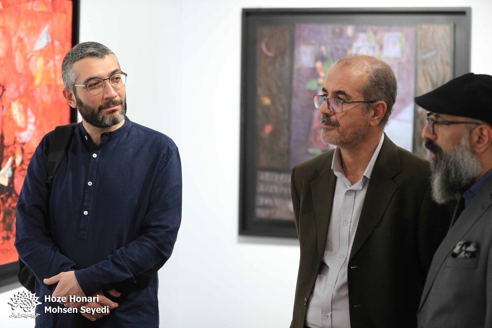 بازدید عبدالرضا گلپایگانی از «نمایشگاه مدرسه میناب»