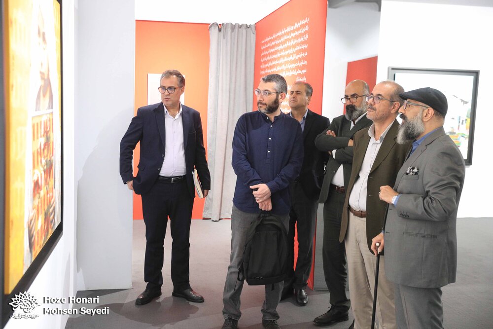 بازدید عبدالرضا گلپایگانی از «نمایشگاه مدرسه میناب»